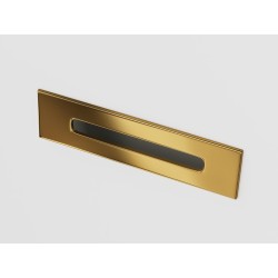 Wanna wolnostojąca Corsan NAUTI 160 x 75 cm Korek klik-klak Złoty