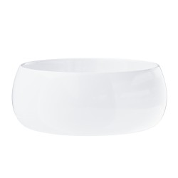 Umywalka nablatowa Corsan okrągła 400x400x160 mm z korkiem Klik-Klak chrom