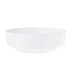 Umywalka nablatowa Corsan okrągła 415x415x135 mm z korkiem Klik-Krak chrom