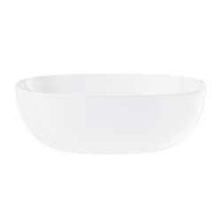 Umywalka nablatowa Corsan kwadratowa 420x420x145 mm z korkiem chrom