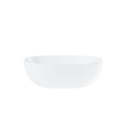 Umywalka nablatowa Corsan kwadratowa 420x420x145 mm z korkiem Klik-Klak złotym