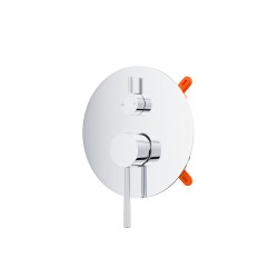 Zestaw prysznicowy podtynkowy Corsan Lugo Z03MCH Chromowany