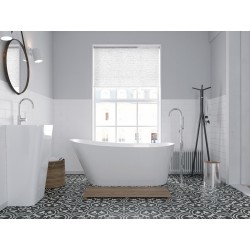 Wanna wolnostojąca Corsan ESTELLA 170 x 74 cm Korek klik-klak Czarny