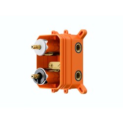 Zestaw prysznicowy Corsan Lugo chrom z deszczownicą 25 cm, baterią termostatyczną i prysznicem