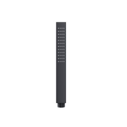 Zestaw prysznicowy Corsan Ango czarny z deszczownicą 25 cm, baterią termostatyczną i słuchawką
