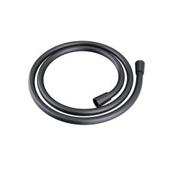 Zestaw prysznicowy Corsan Ango czarny z deszczownicą 25 cm, baterią termostatyczną i słuchawką