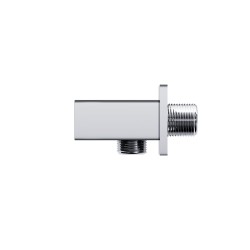 Zestaw prysznicowy Corsan Ango chrom z deszczownicą 25 cm, baterią i słuchawką