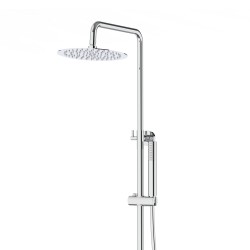 Zestaw natryskowy Kolumna prysznicowa Corsan LUGO Deszczownica 25cm Chrom
