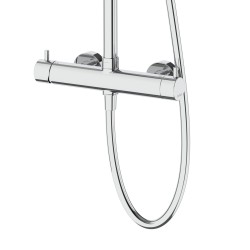 Zestaw natryskowy Kolumna prysznicowa Corsan LUGO Deszczownica 25cm Chrom