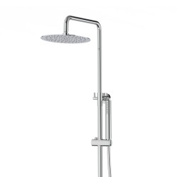 Zestaw natryskowy z termostatem Kolumna Corsan LUGO Deszczownica 25cm Chrom