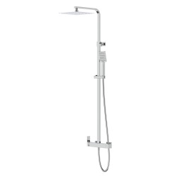 Zestaw natryskowy Kolumna prysznicowa Corsan ANGO Deszczownica 25cm Chrom
