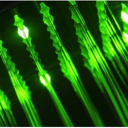 Panel prysznicowy Corsan LED KASKADA Termostat Biały Deszczownica LED Wylewka