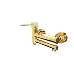 Bateria wannowa Corsan Lugo CMB7541GL złota z wylewką