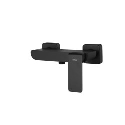 Bateria prysznicowa ścienna Corsan Trino CMB7151BL z zestawem natryskowym