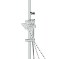 Zestaw prysznicowy Kolumna natryskowa Corsan ANGO Deszczownica LED Chrom