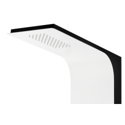 Panel prysznicowy Corsan DUO Mieszacz Biało-Czarny Deszczownica LED