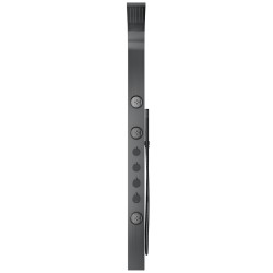 Panel prysznicowy Corsan SNAKE Termostat Stal GunMetal Deszczownica LED