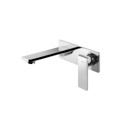 Bateria umywalkowa podtynkowa Corsan CMB7115CH Trino chromowana z wylewką