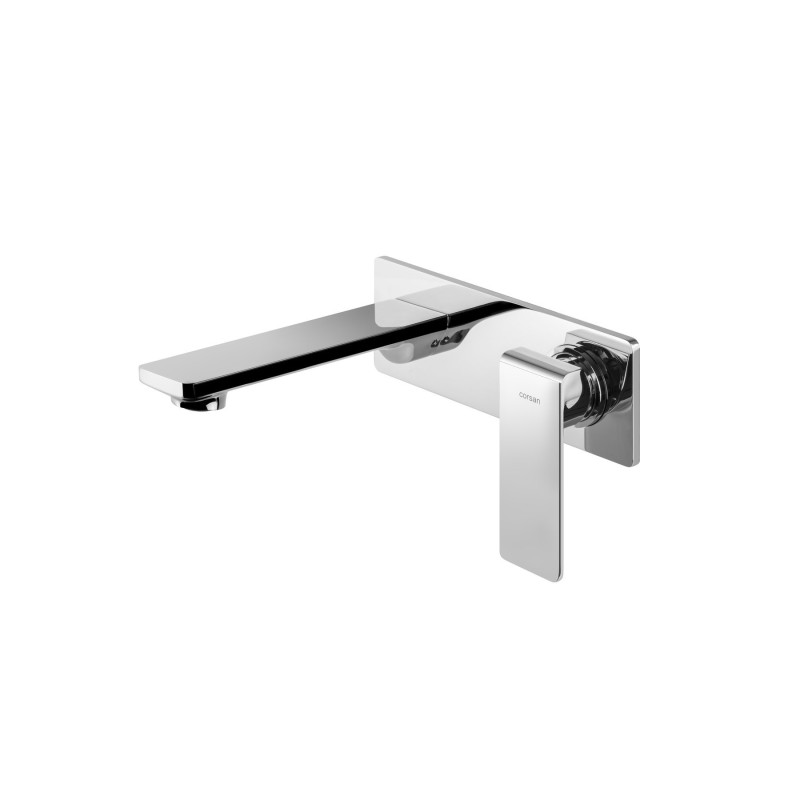 Bateria umywalkowa podtynkowa Corsan CMB7115CH Trino chromowana z wylewką Bateria umywalkowa podtynkowa Corsan CMB7115CH Trino chromowana z wylewką