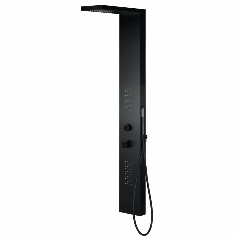 Panel prysznicowy Corsan TUGELA Mieszacz Czarna stal Panel prysznicowy Corsan TUGELA Mieszacz Czarna stal