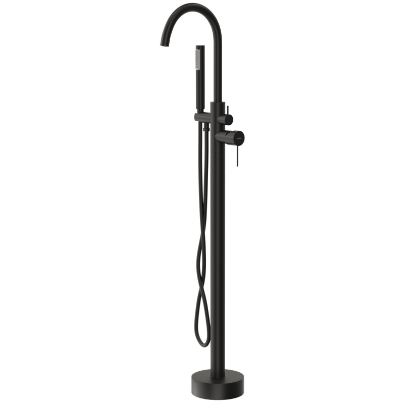 Bateria wannowa wolnostojąca Corsan CMB7535BL Lugo czarna Bateria wannowa wolnostojąca Corsan CMB7535BL Lugo czarna