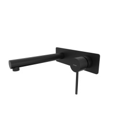 Bateria umywalkowa podtynkowa Corsan CMB7515BL Lugo czarna z wylewką