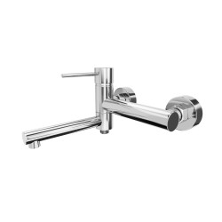 Bateria wannowa Corsan Lugo CMB7541CH chromowana z wylewką
