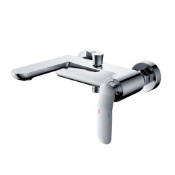 Bateria wannowo prysznicowa Corsan CMB1023CH Anzio chromowana z wylewką