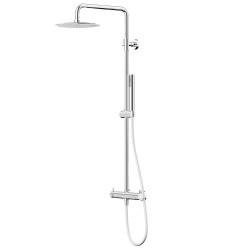 Zestaw natryskowy Kolumna prysznicowa Corsan LUGO Deszczownica 25cm Chrom