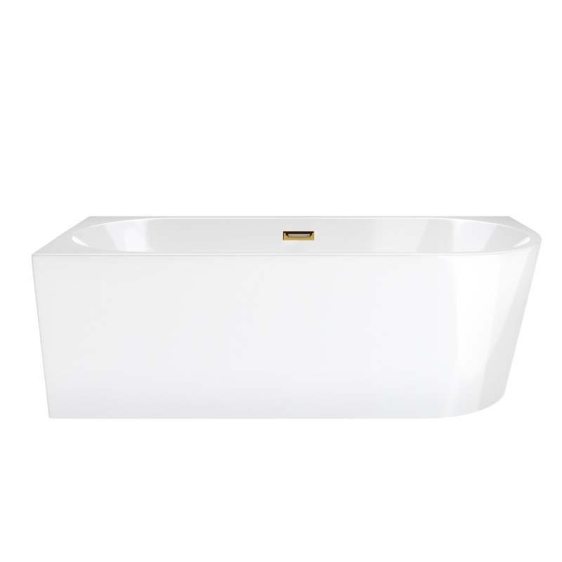 Wanna wolnostojąca narożna Corsan INTERO SLIM 150 x 75 Montaż lewostronny Korek klik-klak Złoty Wanna wolnostojąca narożna Corsan INTERO SLIM 150 x 75 Montaż lewostronny Korek klik-klak Złoty