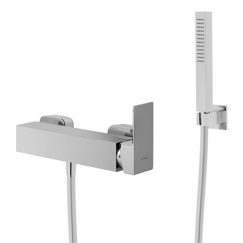 Bateria prysznicowa Corsan Ango CMB3026CH z zestawem prysznicowym Bateria prysznicowa Corsan Ango CMB3026CH z zestawem prysznicowym