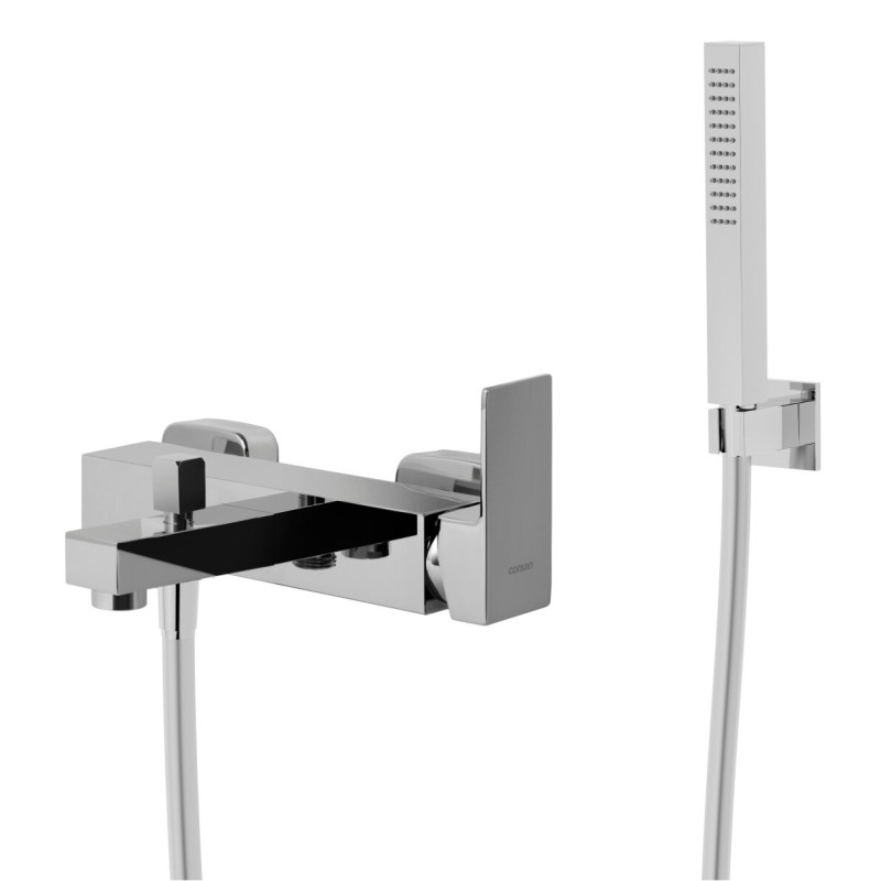 Bateria wannowa Corsan Ango CMB3025CH z zestawem prysznicowym Bateria wannowa Corsan Ango CMB3025CH z zestawem prysznicowym