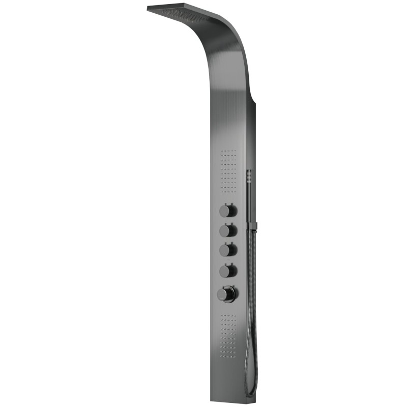 Panel prysznicowy Corsan SAMSARA Mieszacz Stal GunMetal Panel prysznicowy Corsan SAMSARA Mieszacz Stal GunMetal