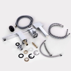 BATERIA ŁAZIENKOWA NAWANNOWA F301A CHROM