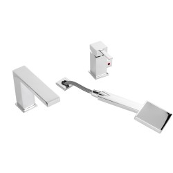 BATERIA ŁAZIENKOWA NAWANNOWA F301A CHROM