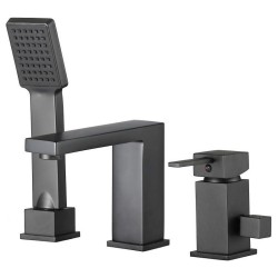 BATERIA ŁAZIENKOWA NAWANNOWA F301B CZARNA