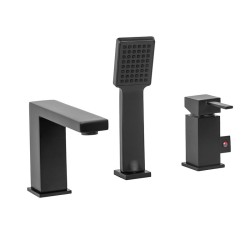 BATERIA ŁAZIENKOWA NAWANNOWA F301B CZARNA