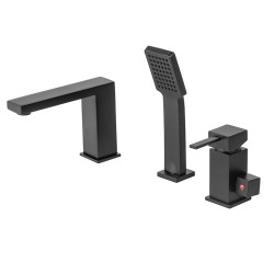 BATERIA ŁAZIENKOWA NAWANNOWA F301B CZARNA