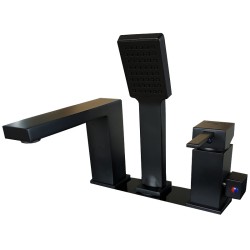BATERIA ŁAZIENKOWA NAWANNOWA F301B CZARNA