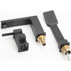 BATERIA ŁAZIENKOWA NAWANNOWA F301B CZARNA