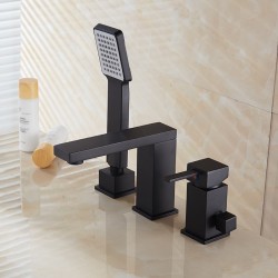 BATERIA ŁAZIENKOWA NAWANNOWA F301B CZARNA