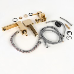 BATERIA ŁAZIENKOWA NAWANNOWA F301C ZŁOTA