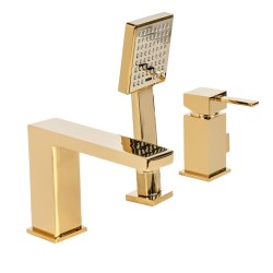 BATERIA ŁAZIENKOWA NAWANNOWA F301C ZŁOTA