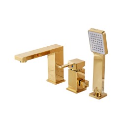 BATERIA ŁAZIENKOWA NAWANNOWA F301C ZŁOTA