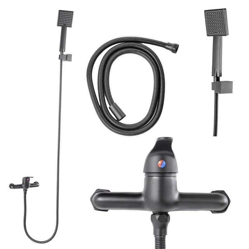 BATERIA PRYSZNICOWA ŁAZIENKOWA F307B CZARNY BATERIA PRYSZNICOWA ŁAZIENKOWA F307B CZARNY