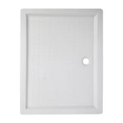KABINA PRYSZNICOWA PROSTOKĄTNA Z BRODZIKIEM KZ103/SXL03B CZARNA/BIAŁY 90x80 CM