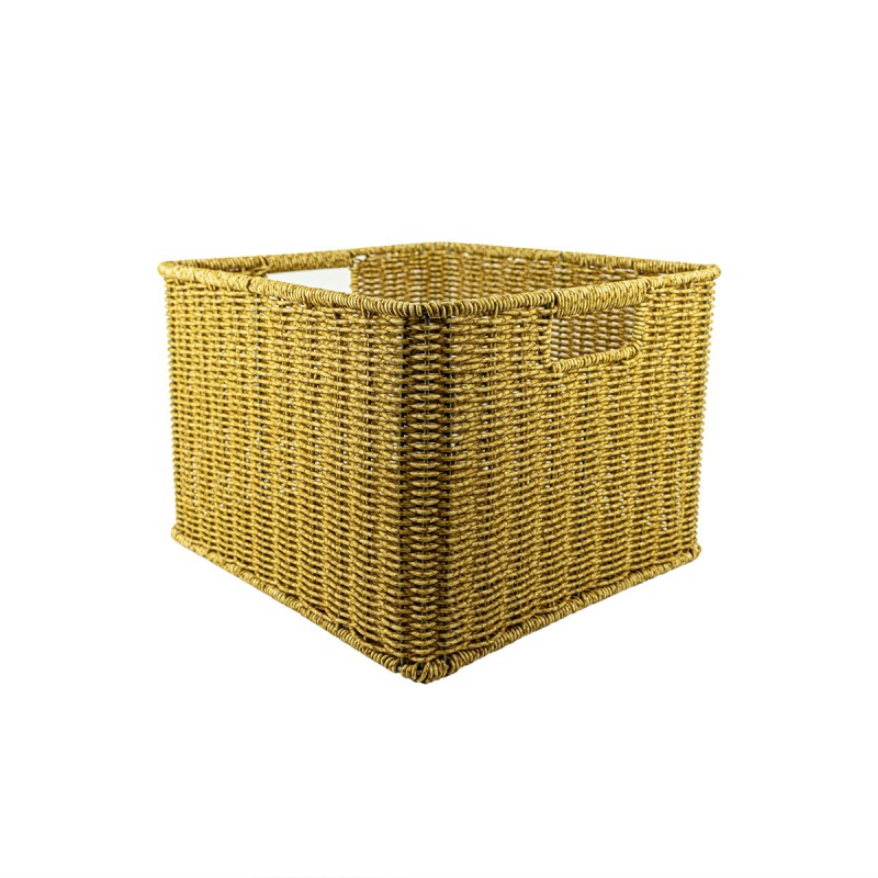 Kosz pleciony z technorattanu 019C rozmiar 34x30x22 Kosz pleciony z technorattanu 019C rozmiar 34x30x22