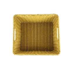 Kosz pleciony z technorattanu 019C rozmiar 34x30x22