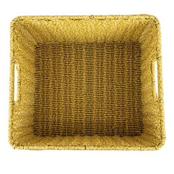 Kosz pleciony z technorattanu 019A rozmiar 38x38x24