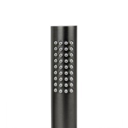 Bateria wannowa 3 otworowa Corsan CMB7542GM Lugo z wylewką i słuchawką prysznicową GunMetal